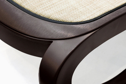 Шезлонг Nardi Omega без подлокотников, кофейно-бежевый