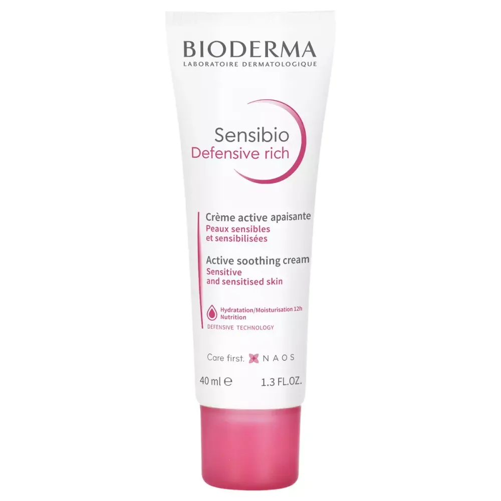 Bioderma Sensibio Defensive Крем насыщенный увлажняющий для чувствительной кожи лица 40 мл