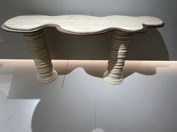 Консоль 4774, 149х75 см, мрамор, травертин