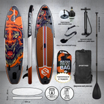 SUP-доска для плавания Monster, 320*80*15 см + 4 аксессуара, до 150 кг Sportage