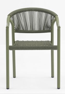 Уличный, металический Стул Wind зелёный