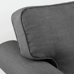 EVERTSBERG 2-местный диван с ящиком для хранения Skiftebo/темно-серый ИКЕА