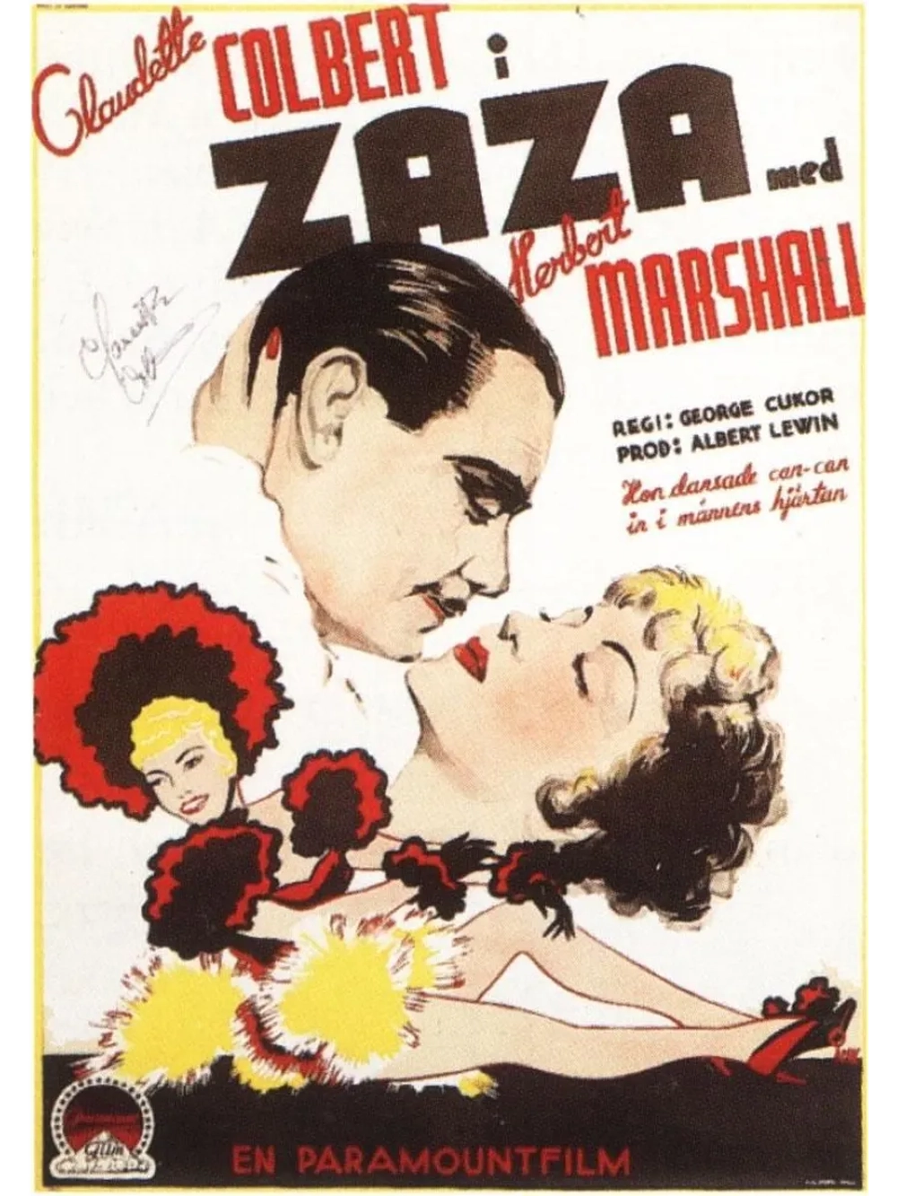 Заза (1938) (DVD-R)