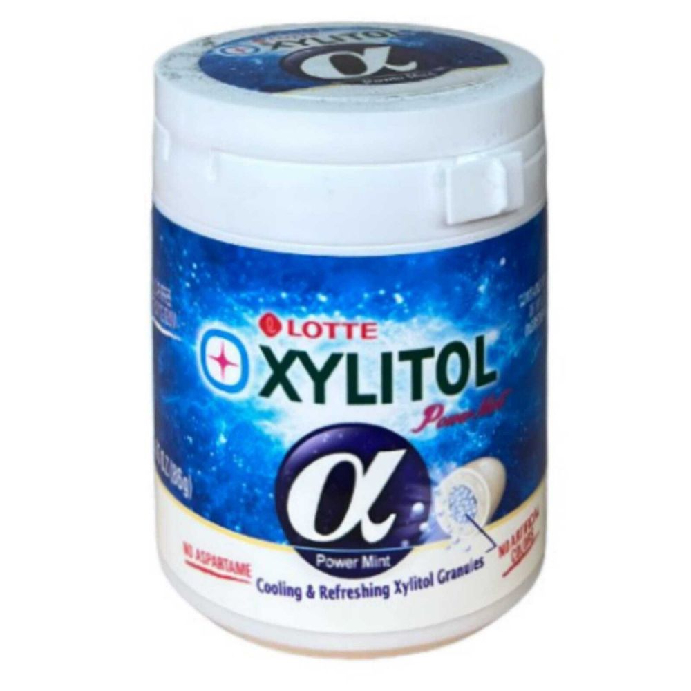 Жевательная резинка Lotte Xylitol Power Mint 86 г, 6 шт