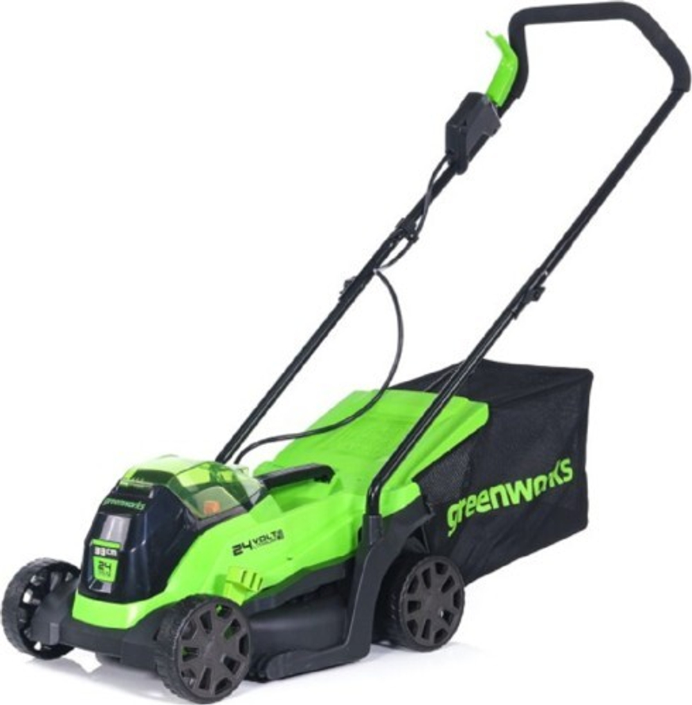 Газонокосилка аккумуляторная GREENWORKS GD24LM33K4 24V, 33 см, бесщеточная 2516107UB