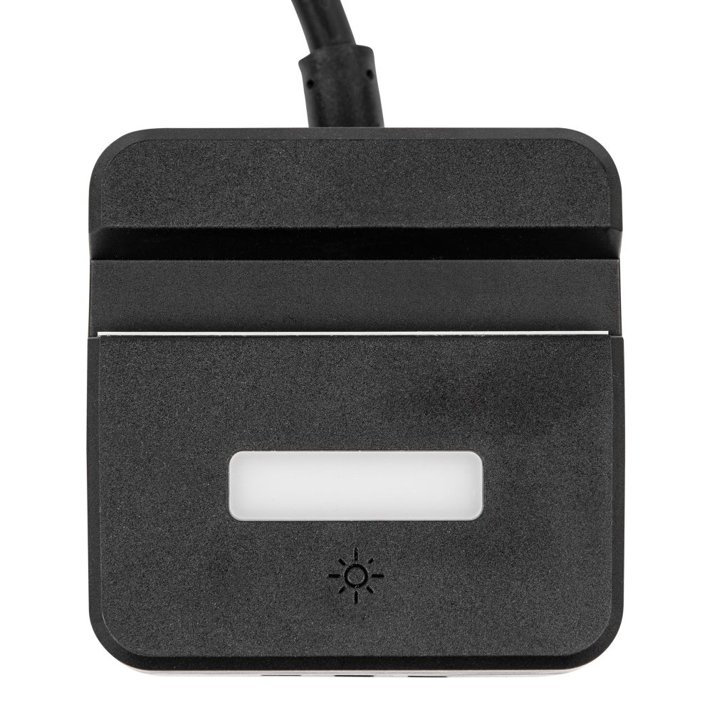 S-GCD2-1.5SBUH BLACK Удлинитель серии Standard. с-з. шнур 1.5м. 2 гнезда. 3 USB. 16А. держатель для телефона. Черный. ТМ Uniel