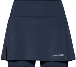 Юбка для девочки теннисная Head Club Basic Skort - небесный