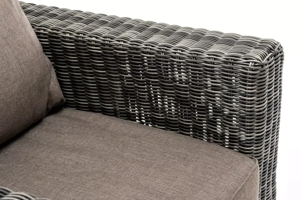 "Боно" лаунж-зона из искусственного ротанга, цвет графит