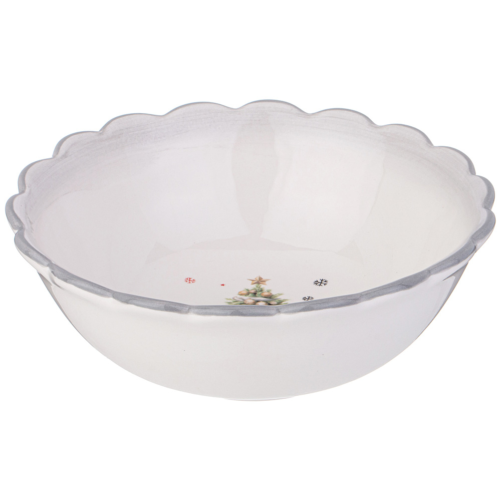 Салатник Agness “С новым годом!" 20.5х7.5см