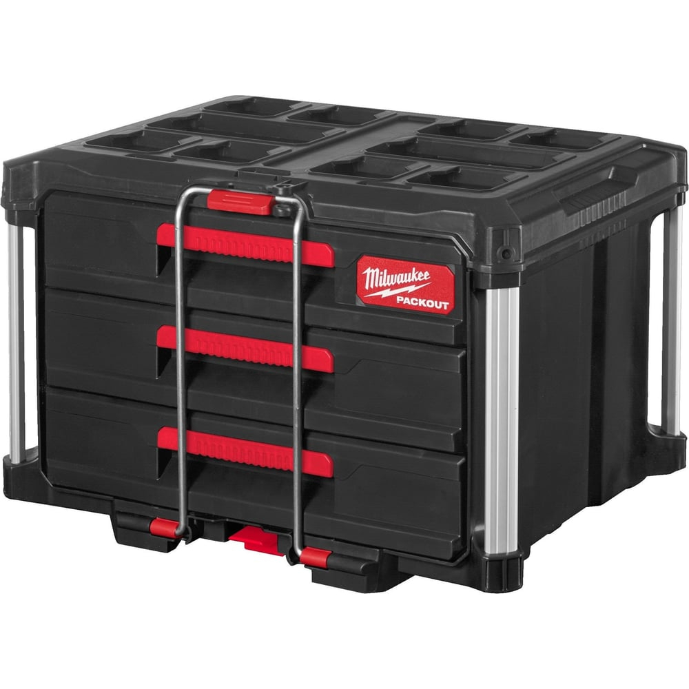 Ящик с 3-мя выдвижными отсеками Milwaukee PACKOUT 4932472130