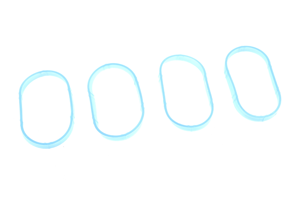 Прокладка коллектора Лада-Ларгус, Logan, Sandero 16 кл. (впускной) комплект 5 шт., силикон (ПТП64)