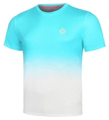 Мужская теннисная футболка Bidi Badu Crew Gradient - разноцветный