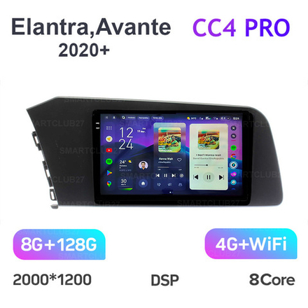 Teyes CC4 Pro 9" для Hyundai Elantra, Avante 2020+