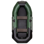 Лодка ПВХ Мастер Лодок Таймень NX270 "Комби" Зелёный / Чёрный
