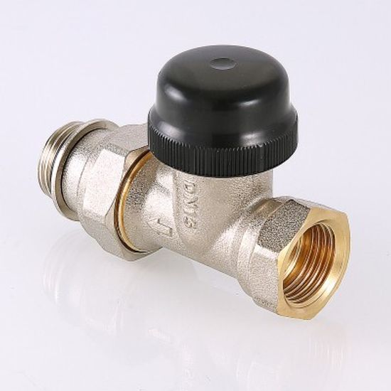 Клапан термостатический Valtec 3/4" прямой с преднастройкой арт. VT.038.N.05 для радиаторов