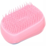 Расческа массажная компактная «Harizma», цвет голубой/розовый, в пластиковой коробке, 8*6см