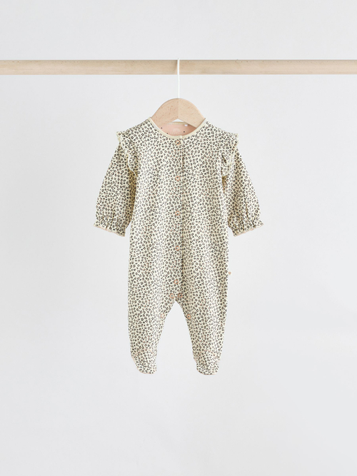 Комбинезон / Cлип и шапочка в комплекте для девочек Next AA5-449, 3 шт., Бежевый