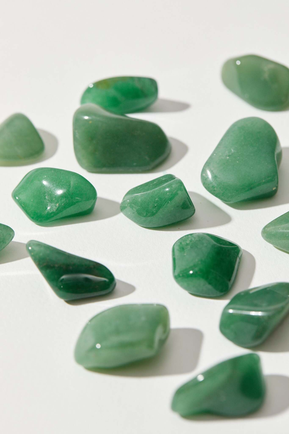 Зелёный авантюрин галтовка