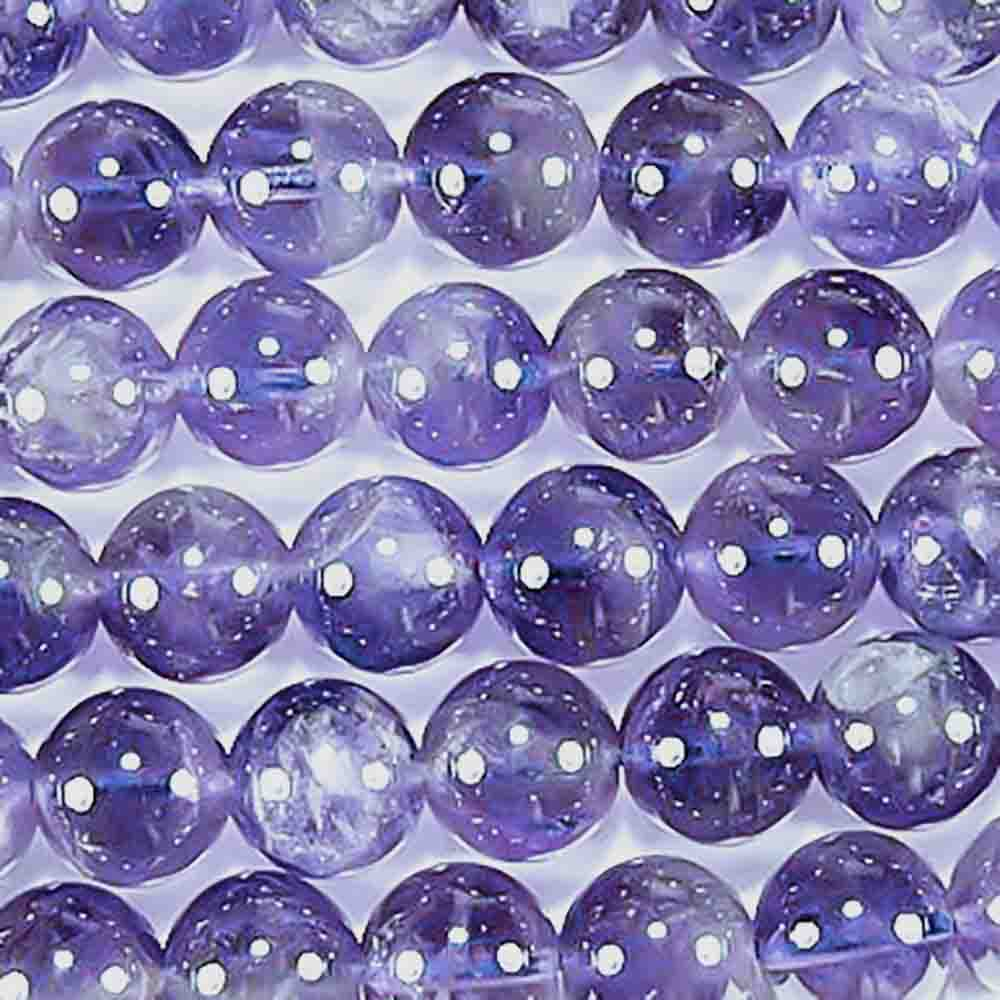 Бусина 12мм. аметист зональный