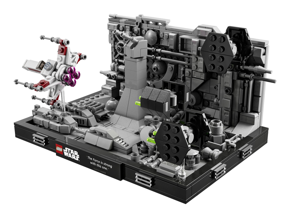 LEGO Star Wars 75329 «Диорама: Пролет над Звездой Смерти» — коллекционный набор для фанатов космической саги