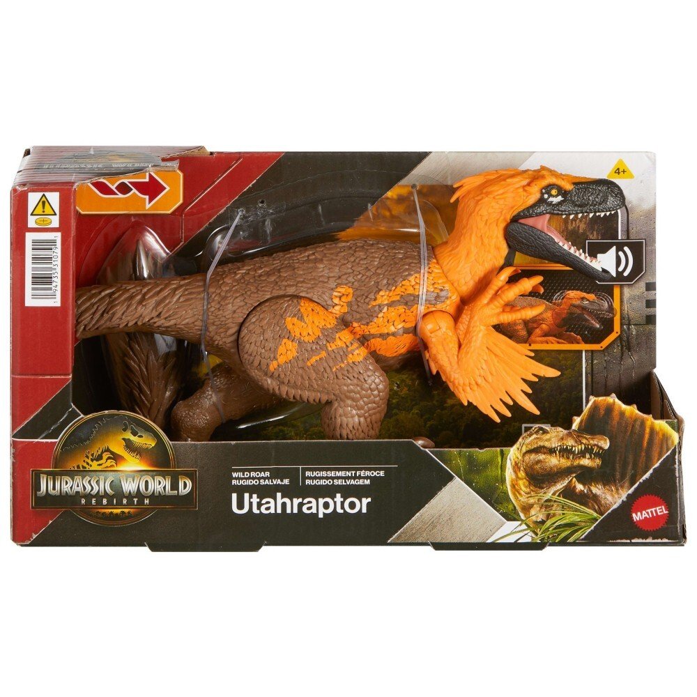 Jurassic World - Ревущий динозавр Ютараптор со звуком JGC80