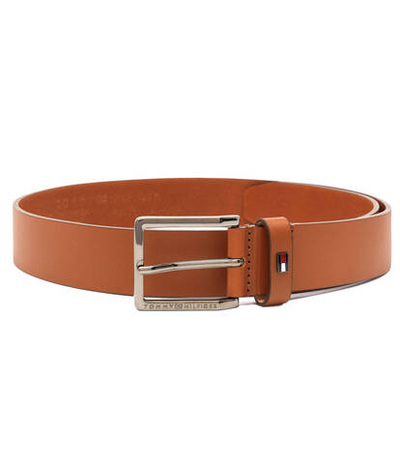 Кожаный ремень OLIVER Tommy Hilfiger - коричневый(AM0AM12298)