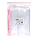 Пакеты ZIP LOCK "зиплок" СВЕРХПРОЧНЫЕ, комплект 100 шт., 250х350 мм, ПВД, 100 мкм, BRAUBERG EXTRA, 608183