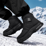CHENGSHILUOTUO Elderly Insulated Shoes Men"s