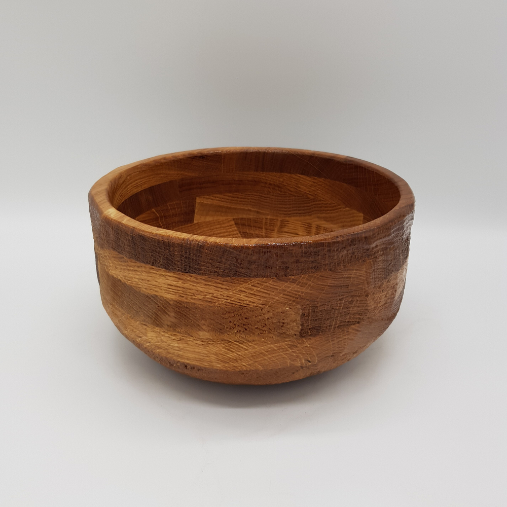 Миска большая;дуб;D=24,H=13см