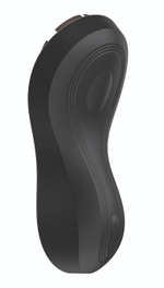 Черная вибровкладка в трусики - 9,3 см. (Цвет: черный)