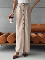 Юбка длинная на пуговицах