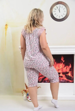 Пижама жен.б/в бриджи+футболка крыло 324