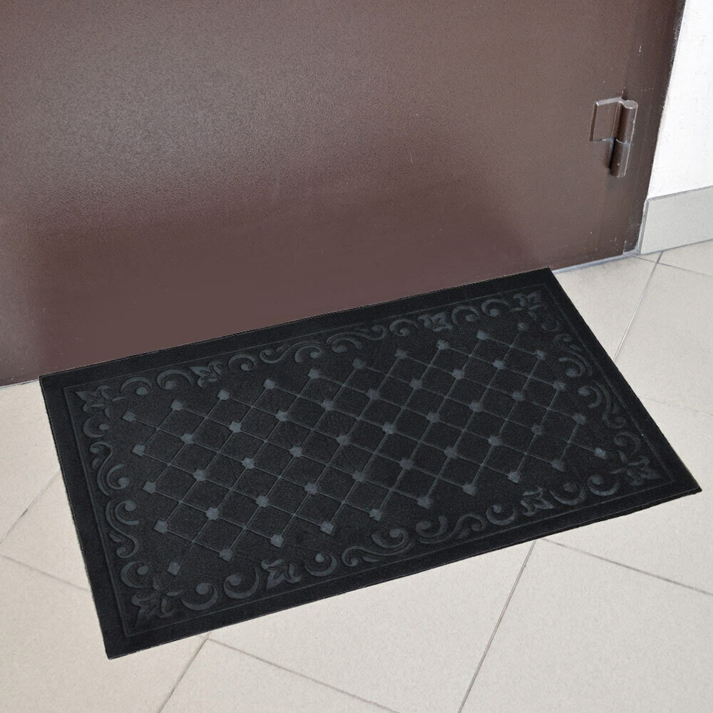 Коврик 45*75см влаговпитывающий "Ruter", черный