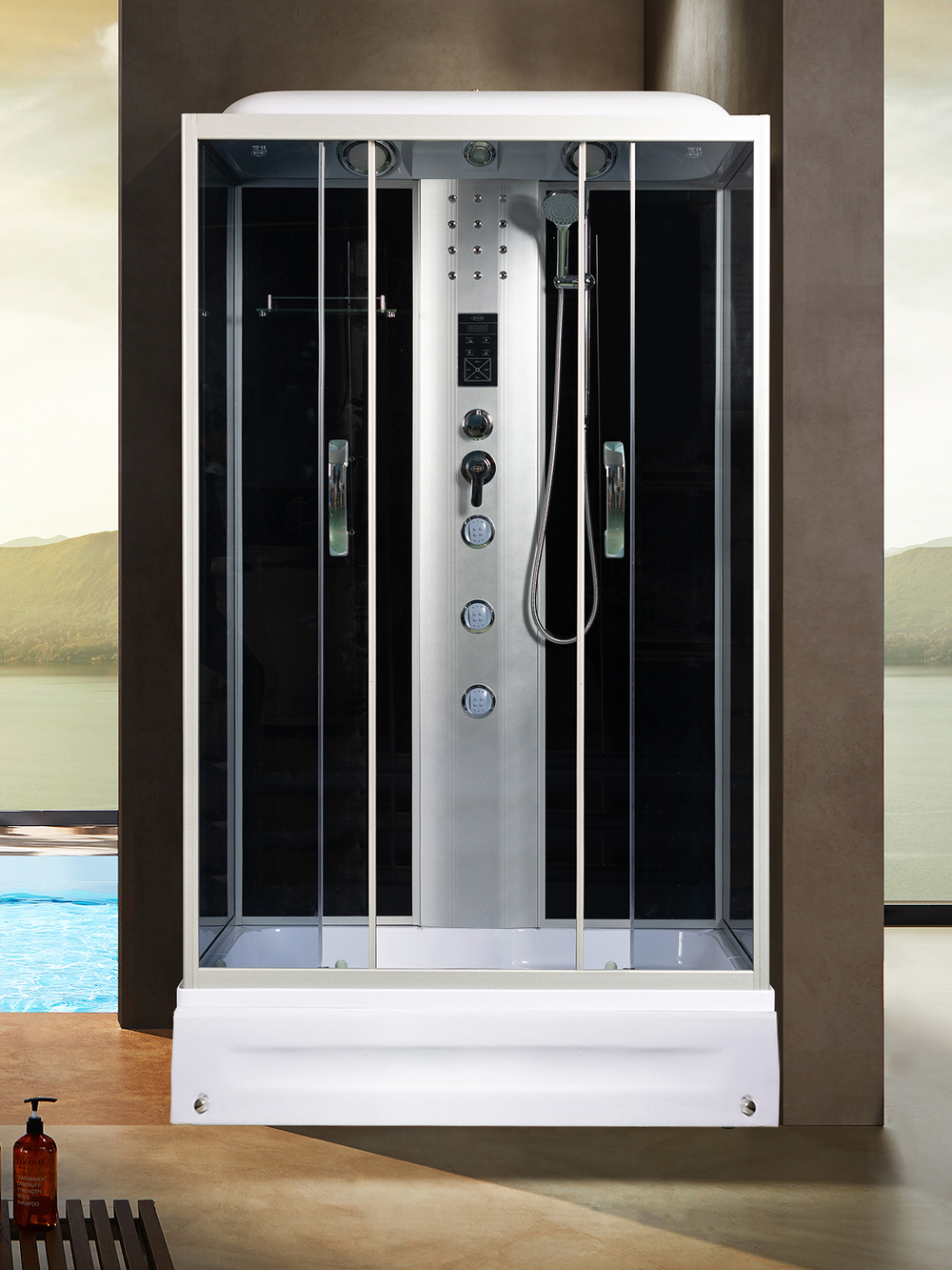 Душевая кабина RIVER SENA 120/80/24 TH 120х80х217 10000001451 Универсальная Прямоугольная