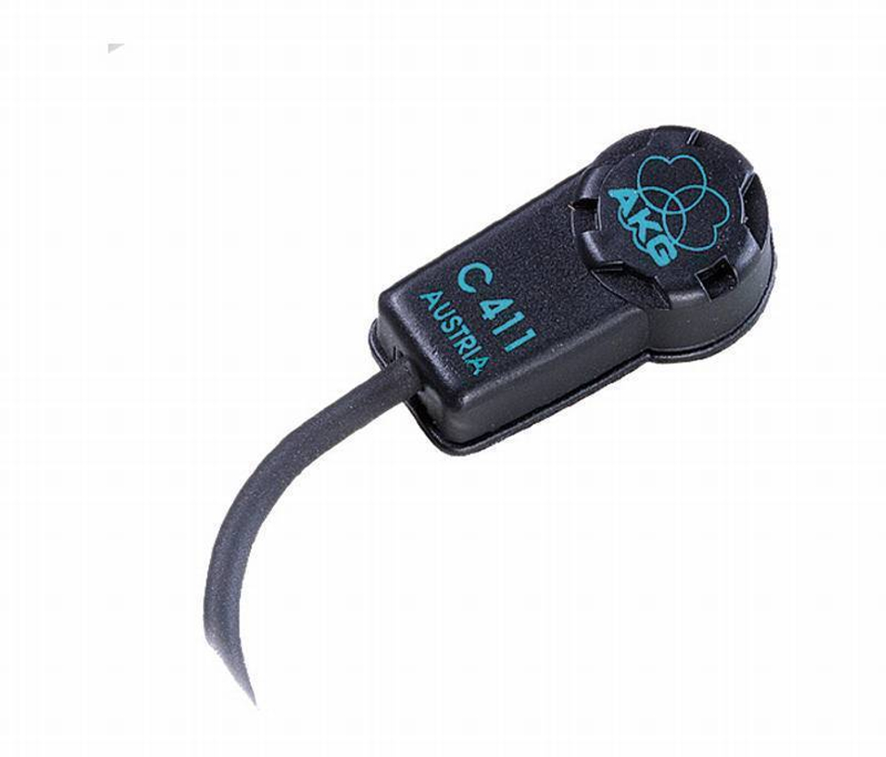 AKG C411PP микрофон для струнных инструментов, крепится к поверхности на 'жидкой резине', XLR-разъём