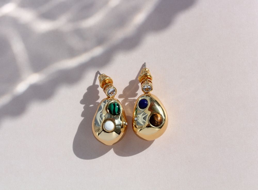 Серьги Gold Baroque