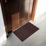 Коврик придверный 45х60 см, ВЕНГЕ пластиковый грязезащитный толщина 10 мм, "ТРАВКА", PRIMILA , 701064