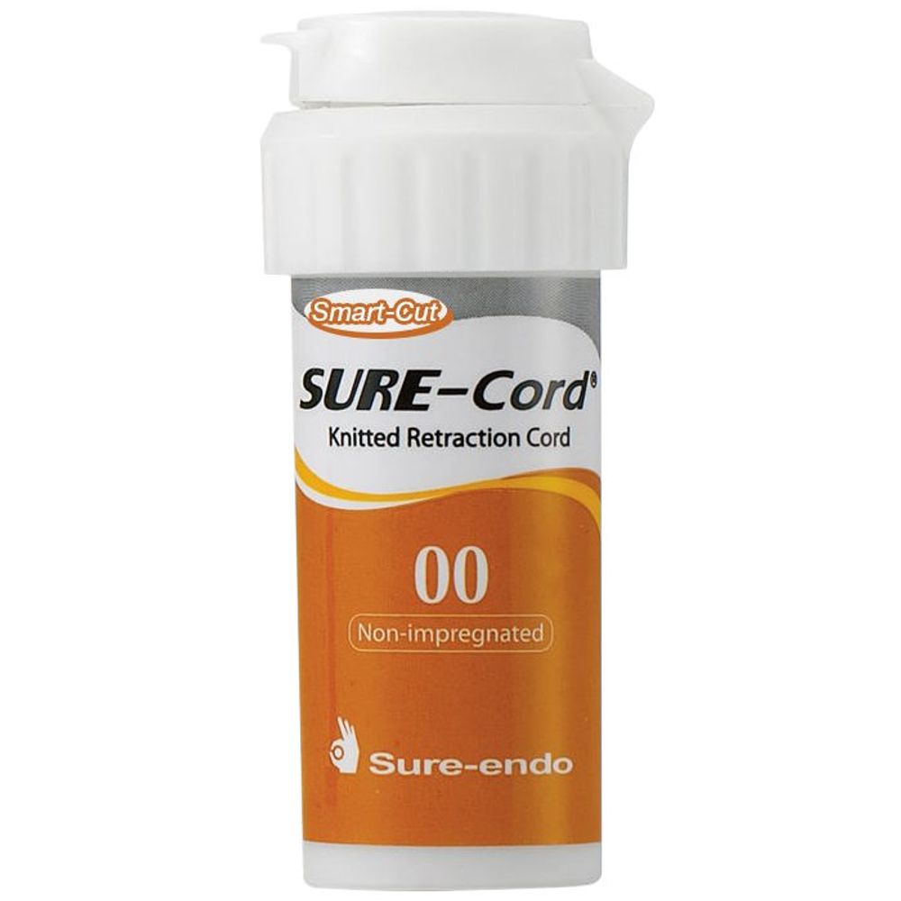 Sure-cord #00 БЕЗ пропитки (254см) Шуре Корд №00, ретракционная нить десневая