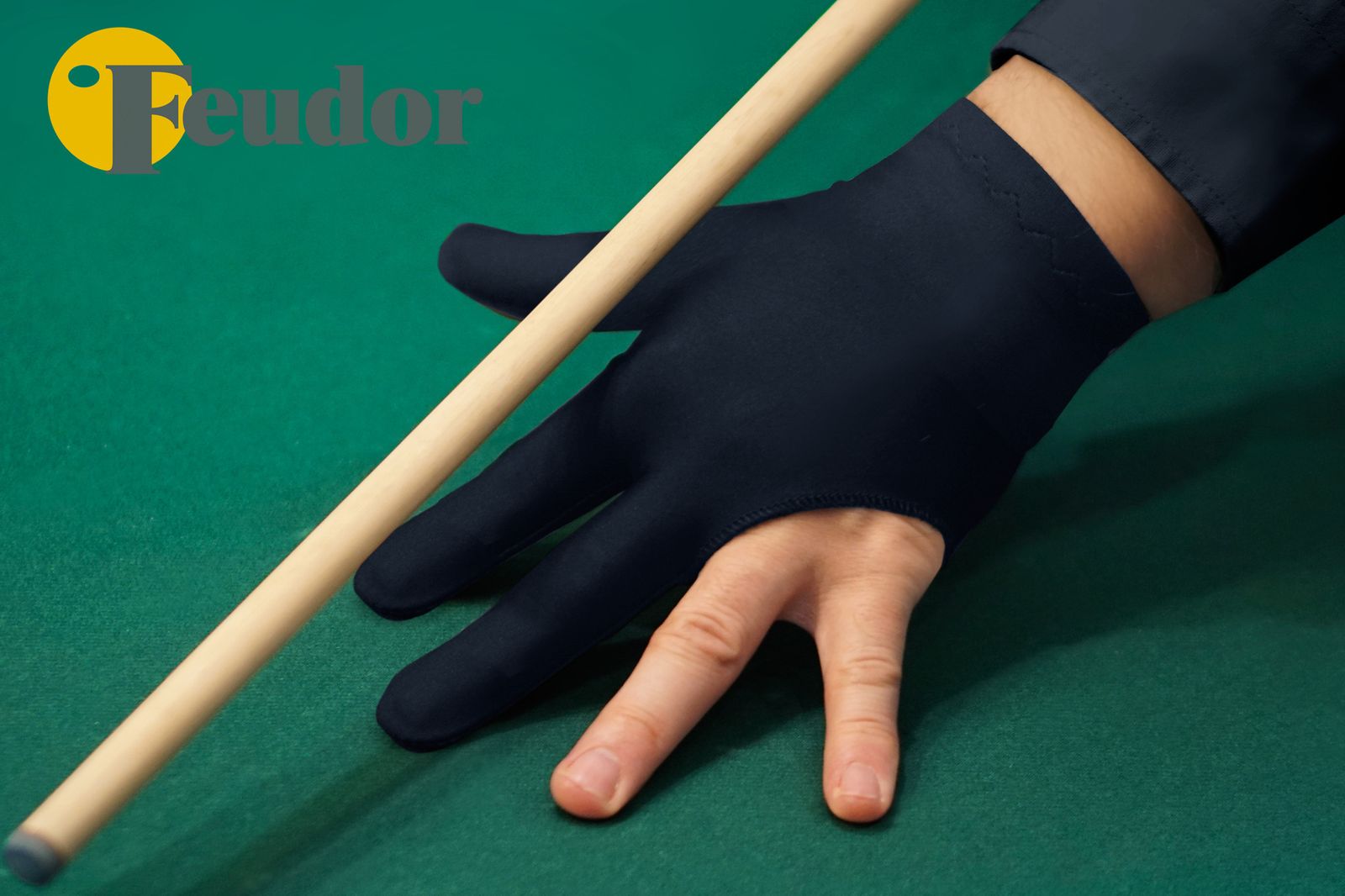 Перчатка-бильярдная Feudor Standard blue XL фото №4