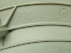 F1058ND кт5 Передний полубак для стиральной машины LG 3550ER0006 б/у