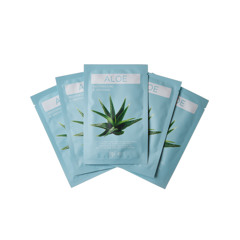 YU.R ME Тканевая маска для лица с экстрактом алоэ | YU.R ME Aloe Sheet Mask