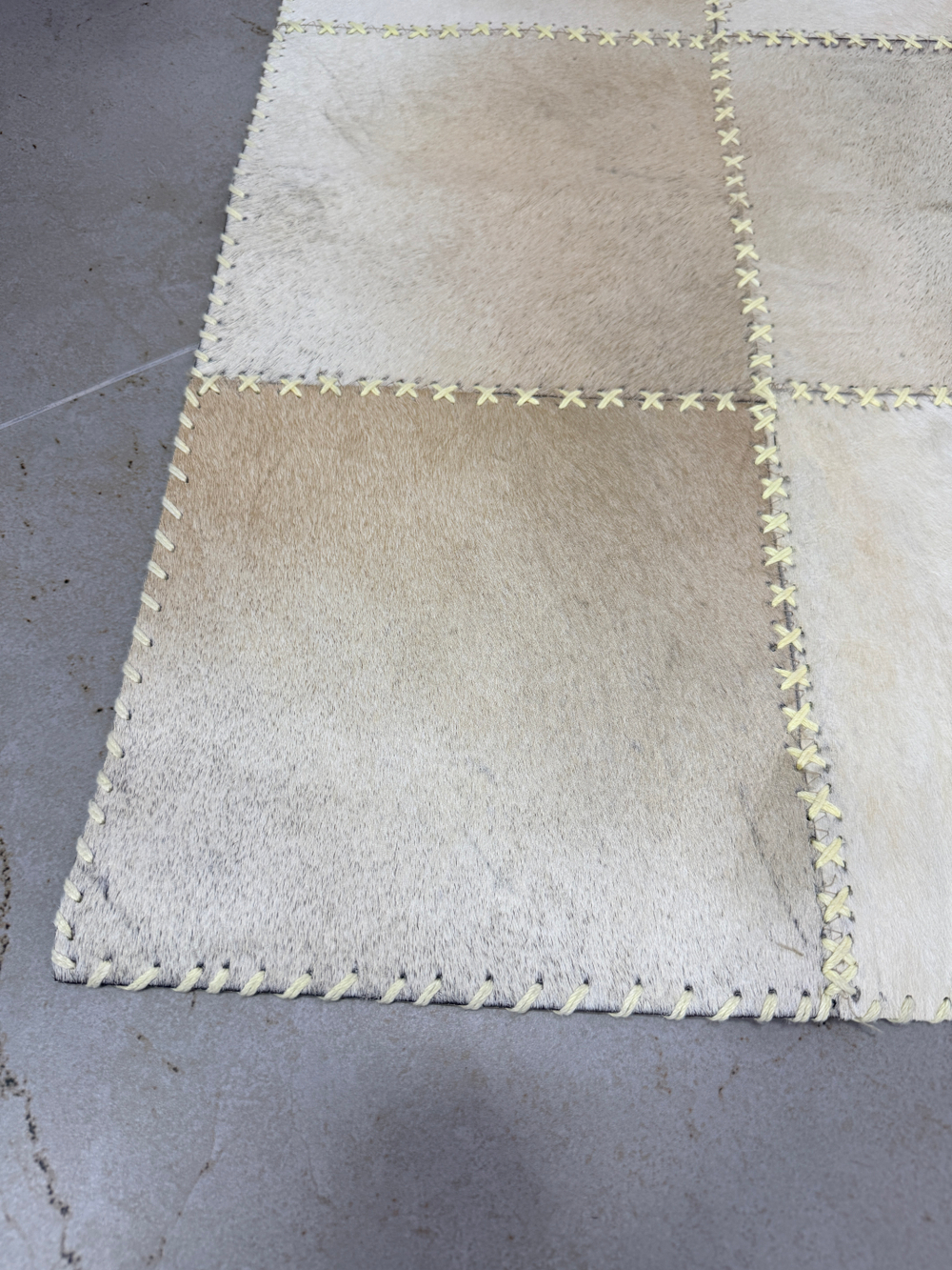 Ковер овальный натуральный Телячья шкура , 150х100