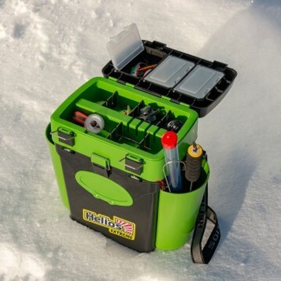 Ящик зимний Helios &quot;FishBox&quot; (10л) зеленый