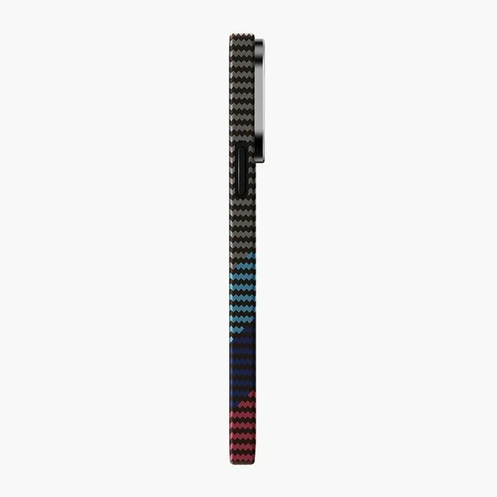 Чехол Keephone Woven Kevilar MagSafe Case для iPhone 15 Pro -/ Синий, голубой, красный