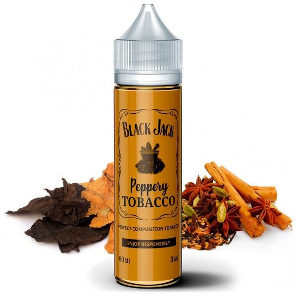 Купить Жидкость Black Jack - Peppery Tobacco 60 мл