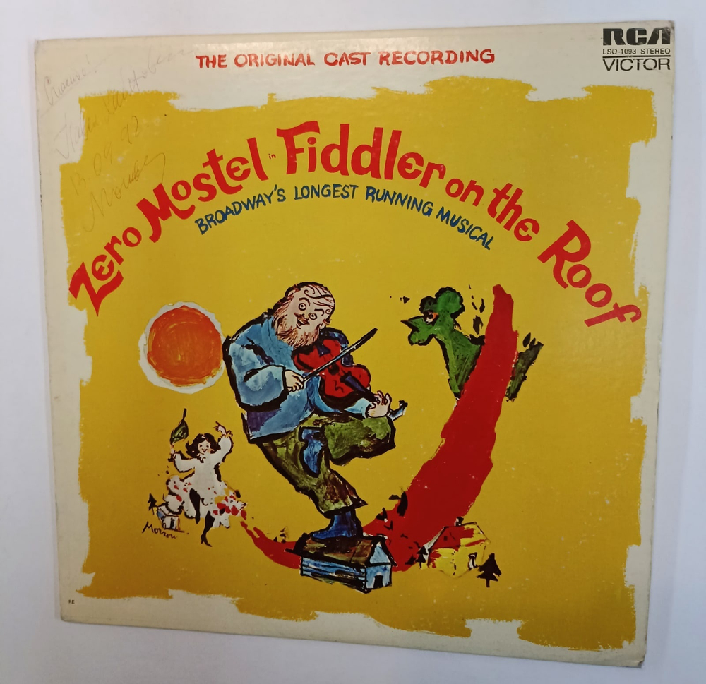 Original Broadway Cast, Jerry Bock Zero Mostel In Fiddler On The Roof (The Original Broadway Cast Recording) (USA 1976)