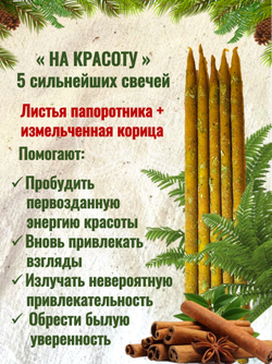 Свечи "Чудеса из леса"