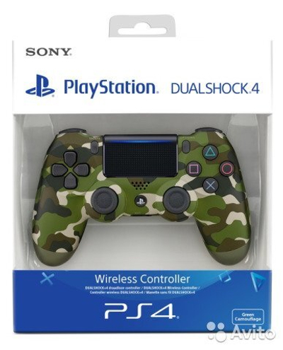 Dualshock 4 v2 Green Camouflage Зеленый камуфляж