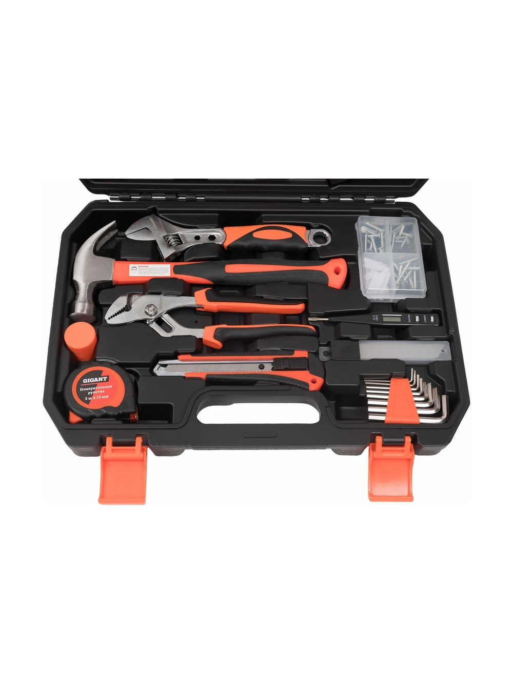 Профессиональный набор инструмента для дома в чемодане, 102 предмета Gigant GNJ-102
