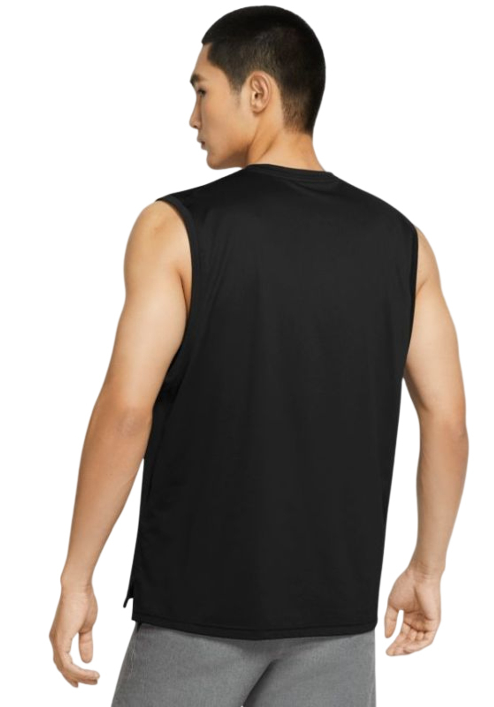 Футболка мужская теннисная Nike Pro Dri-Fit Dry Top Tank M - black/white